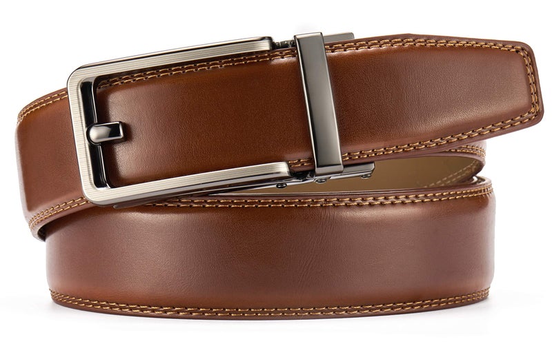 CHAOREN Click Belts for Men - Mens Ratchet Belt 1 3/8" for Dress Pants - Perfect Companion to Men's Oxfords - Image 5